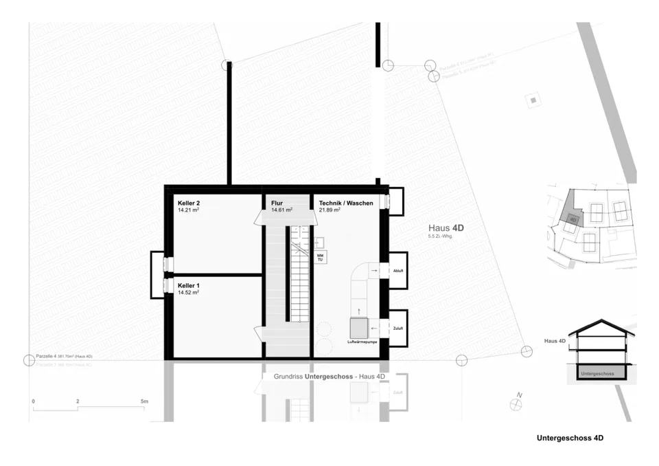 5.5-Zimmer-Doppeleinfamilienhaus als hochwertiger Erstwohnsitz (4D) in Davos Wiesen – Foto 13 von 15