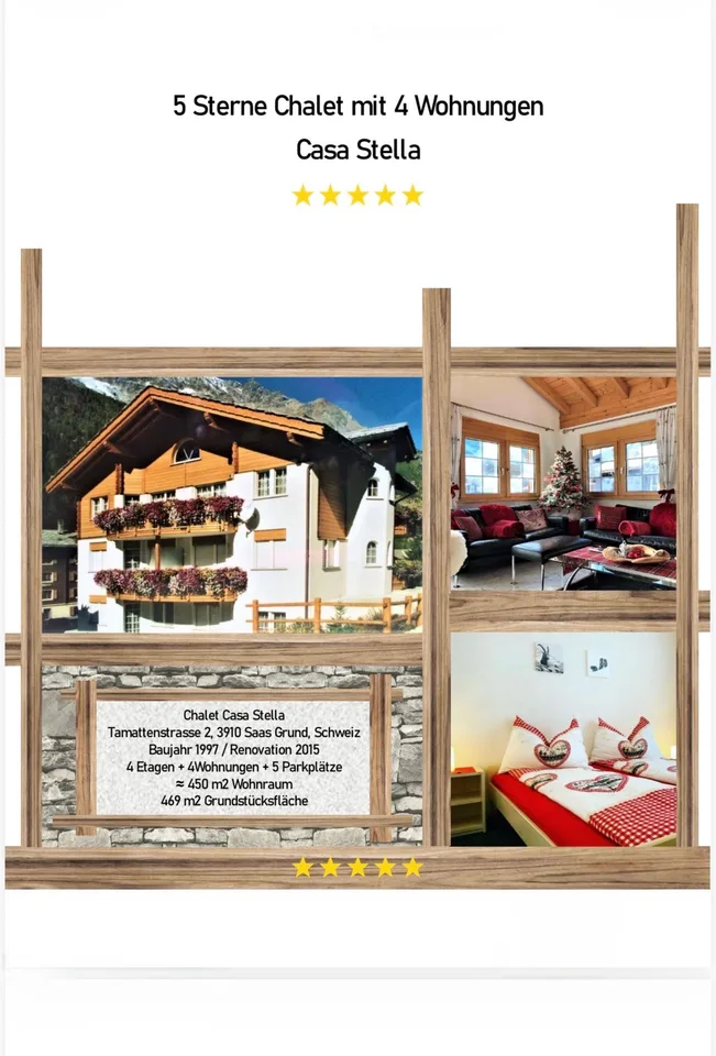 Charmantes Mehrfamilienhaus in Saas-Grund – Ihr Traumdomizil in den Walliser Alpen