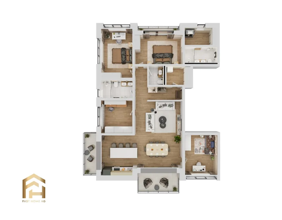 Projet de construction innovant : Fantastique appartement 5,5 pièces
