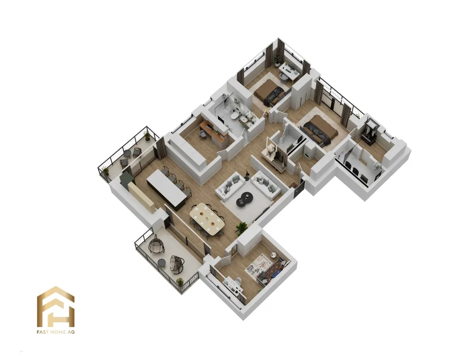 Innovatives Neubau-Projekt: Fantastische 5.5 Zimmer-Wohnung