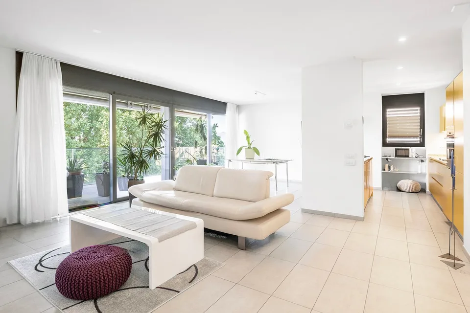 Bel appartement avec terrasse et vue sur le lac