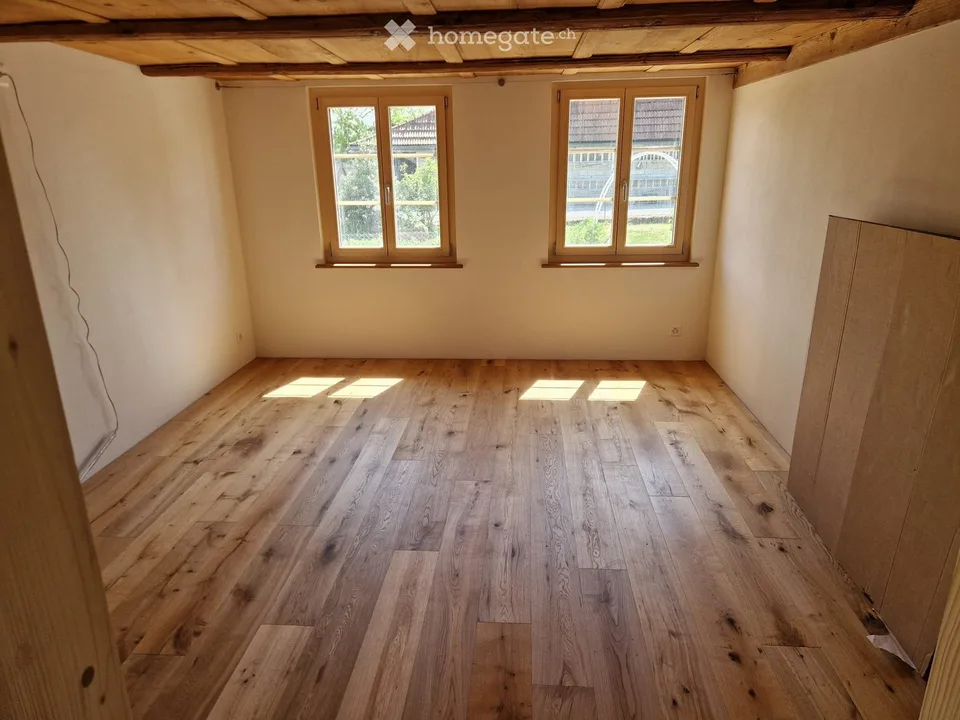 3.5 Zimmerwohnung im Bauernhaus renoviert