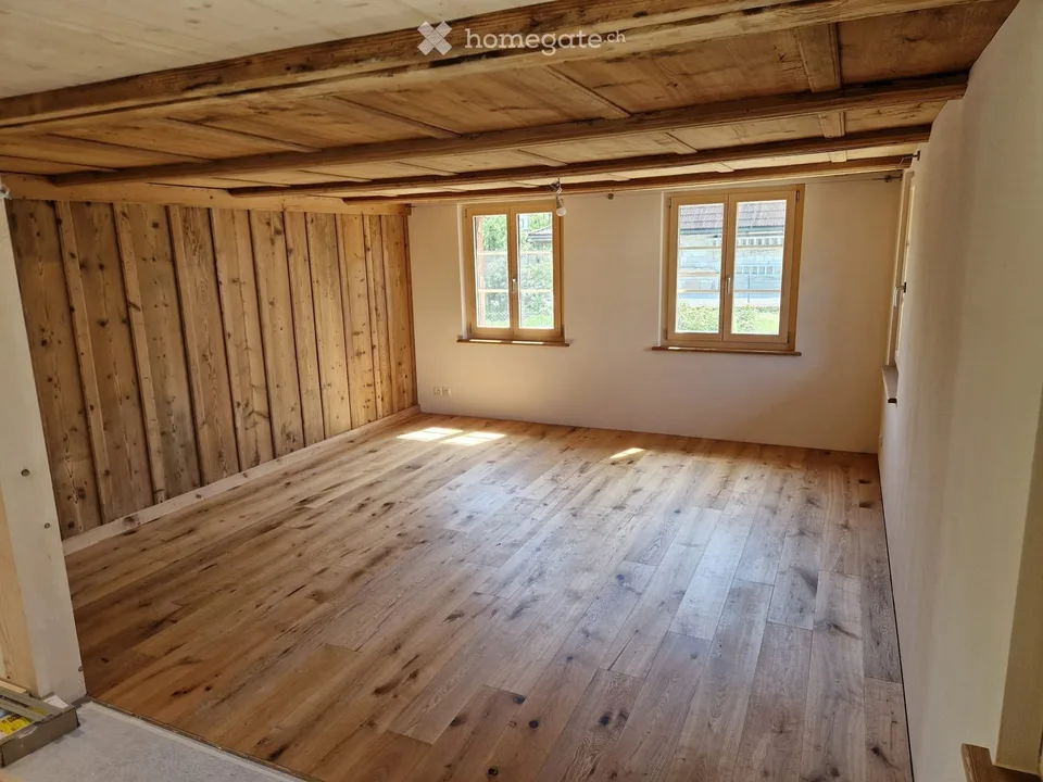 3.5 Zimmerwohnung im Bauernhaus renoviert