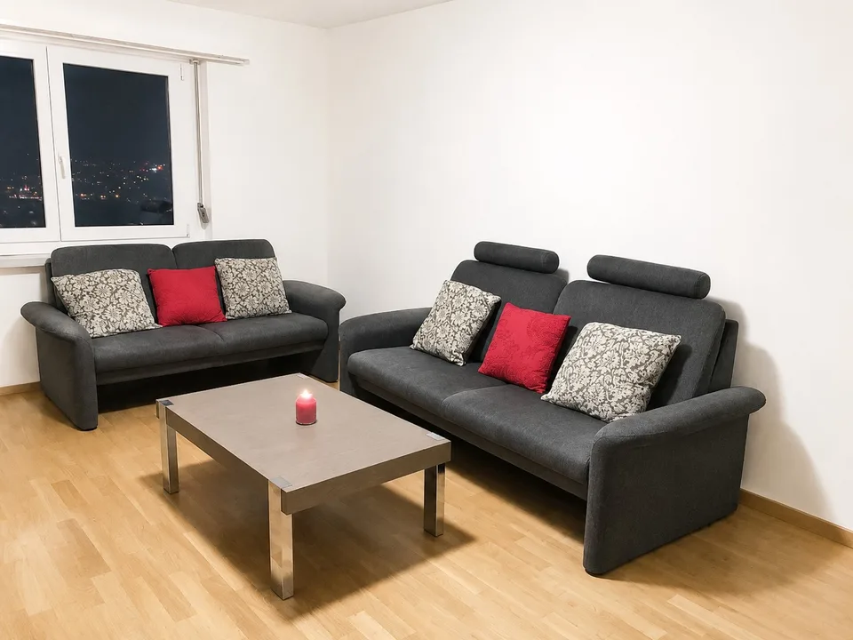 3,5-Zimmer-Wohnung voll möbliert in Glattbrugg – Nahe Flughafen Zürich & Geschäftszentren