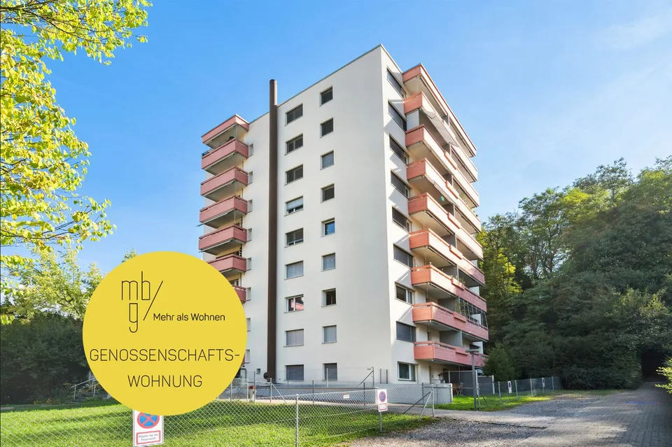 Gemütliche 3-Zimmer-Genossenschaftswohnung mit atemberaubender Aussicht (Lift vorhanden)