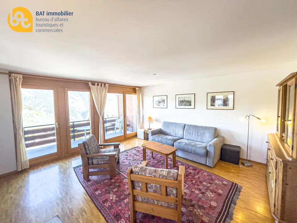 Schönes 3-Zimmer-Apartment mit Blick auf das Dorf