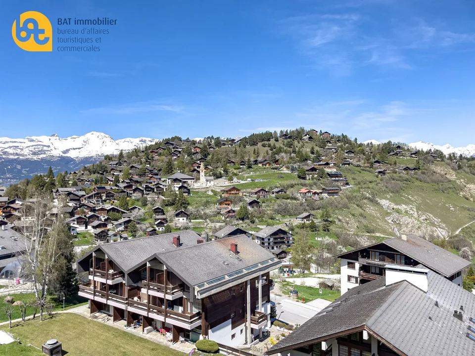 Schönes 3-Zimmer-Apartment mit Blick auf das Dorf