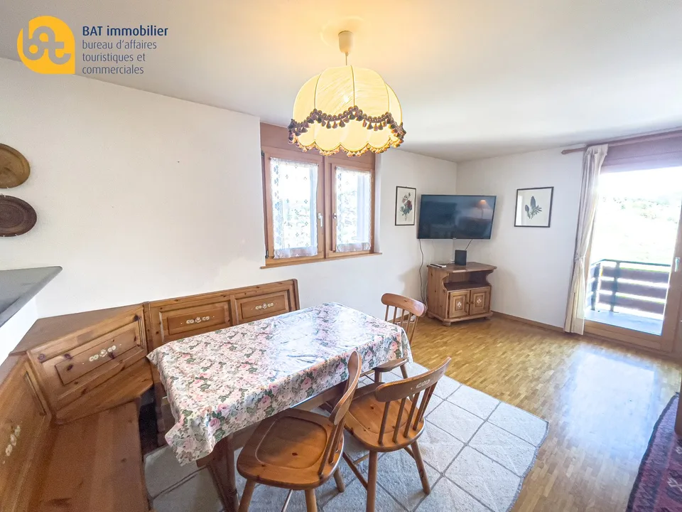 Schönes 3-Zimmer-Apartment mit Blick auf das Dorf