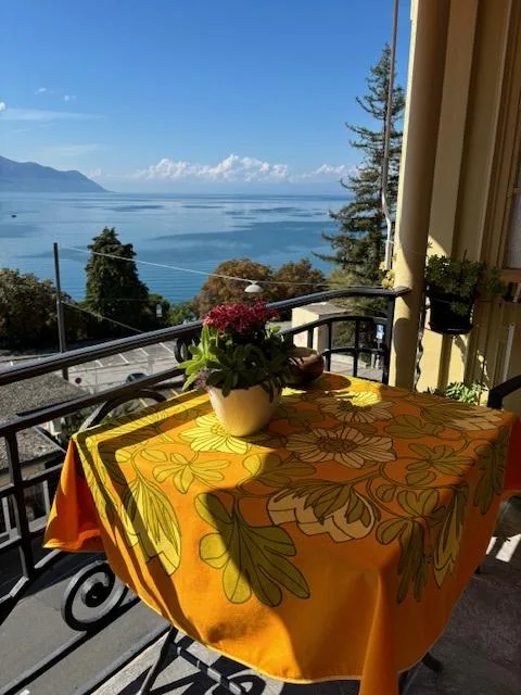 Magnifique 3.5 pièces meublé avec vue lac panoramique à Territet