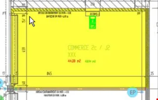 Zu vermieten Gewerbefläche von 44m2 im Rohzustand