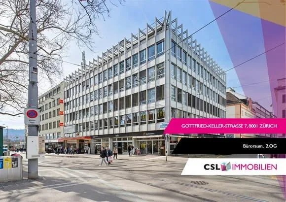 Attraktive Bürofläche im Herzen von Zürich