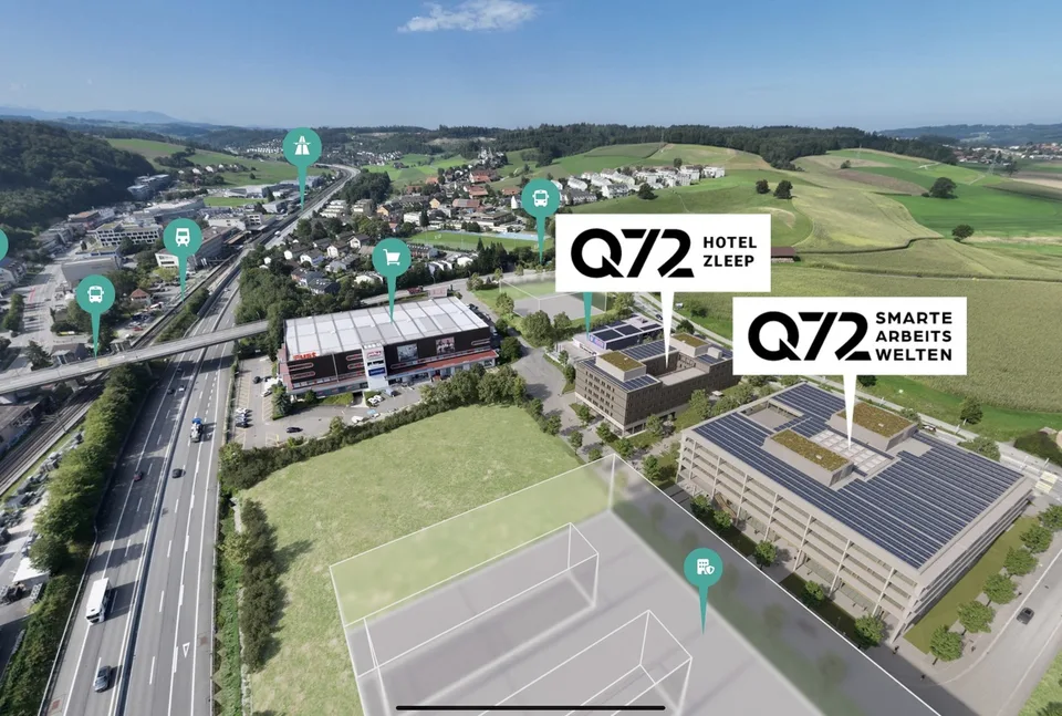 Q72 Niederwangen - Smarte Arbeitswelten für Büro und Gewerbe