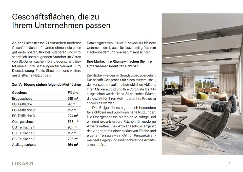 Büroräume 92m2 bis 518m2 - passend zu Ihrem Unternehmen