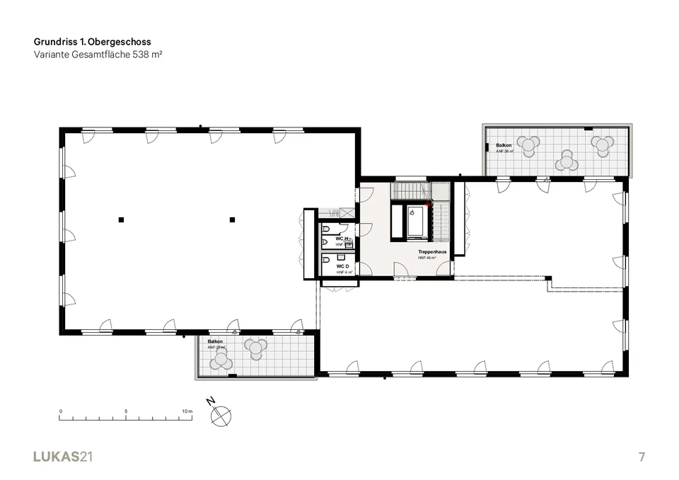 Büroräume 92m2 bis 518m2 - passend zu Ihrem Unternehmen – Foto 7 von 10