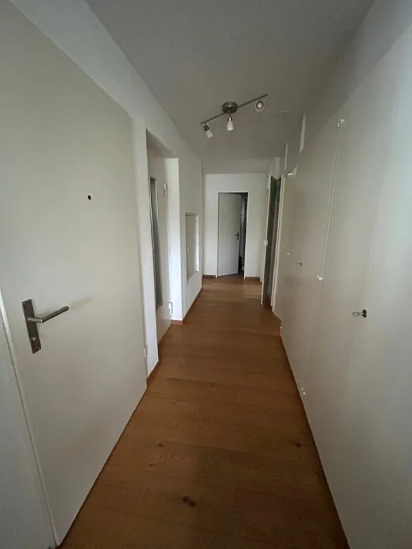 Lichtdurchflutete Wohnung mit Weitblick ins Grüne und grossem Balkon