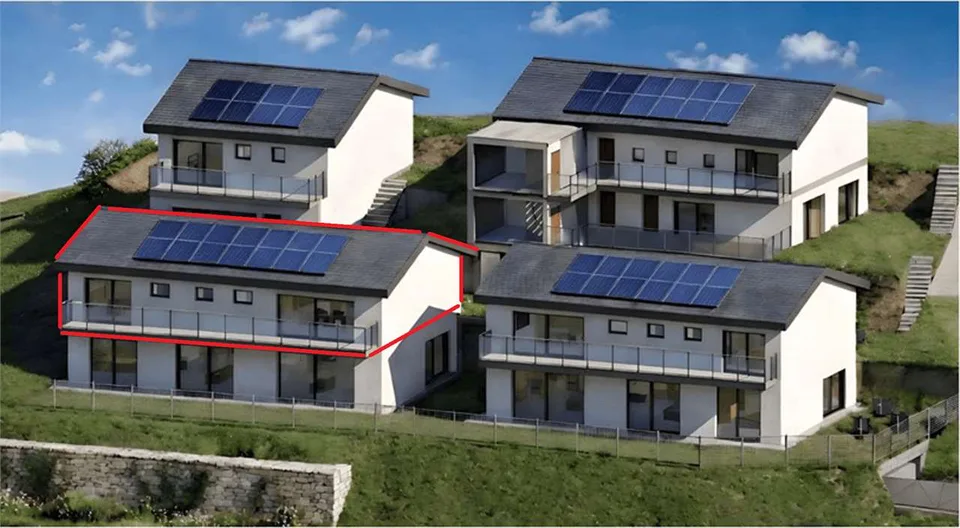 Prestigioso 4.5 locali con terrazza panoramica e vista sulla valle