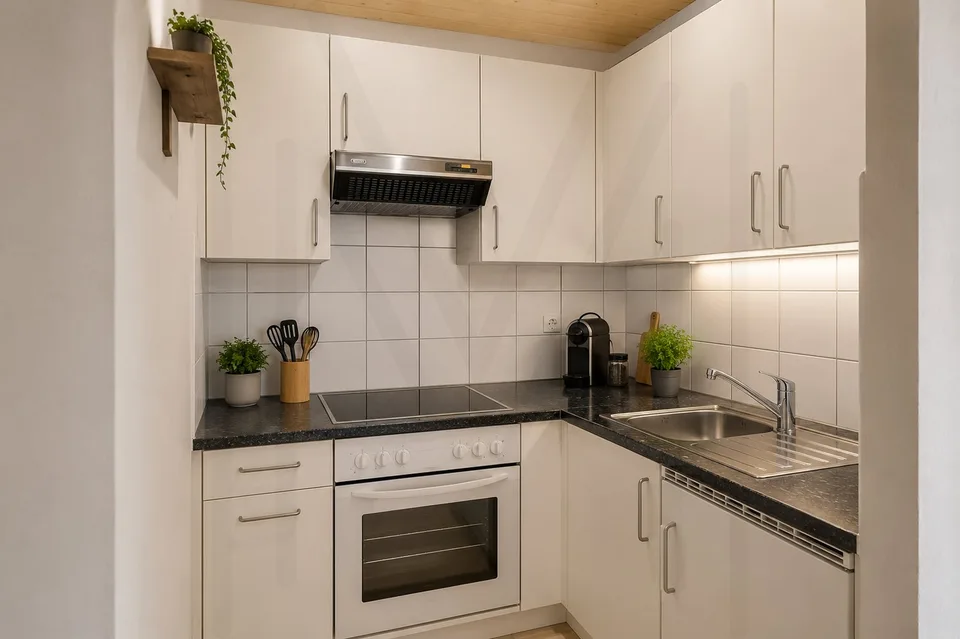 Zweizimmerwohnung: Charme und Komfort im Herzen des Dorfes!