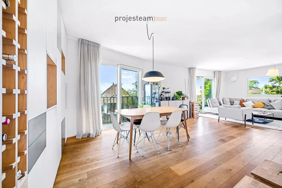 Losanna ? La Sallaz | Elegante 4.5 locali con vista lago, terrazza e prestazioni di qualità