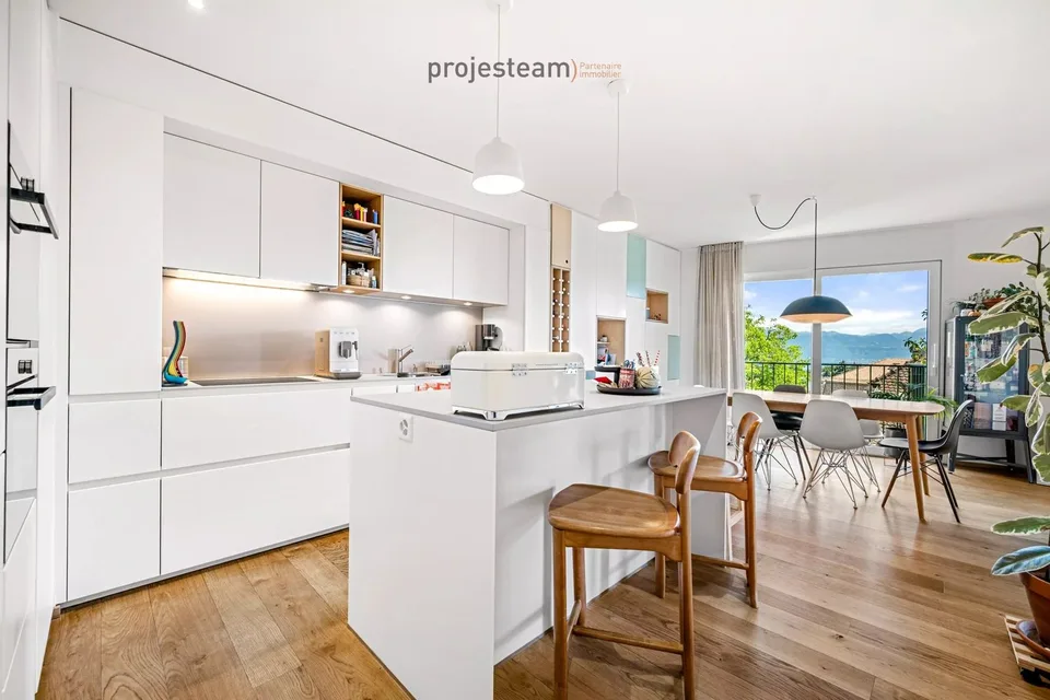 Losanna ? La Sallaz | Elegante 4.5 locali con vista lago, terrazza e prestazioni di qualità