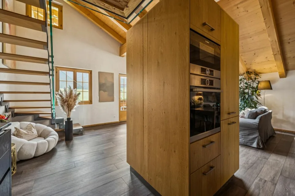 Maisonnette de chalet de luxe en tant que résidence secondaire avec vue panoramique