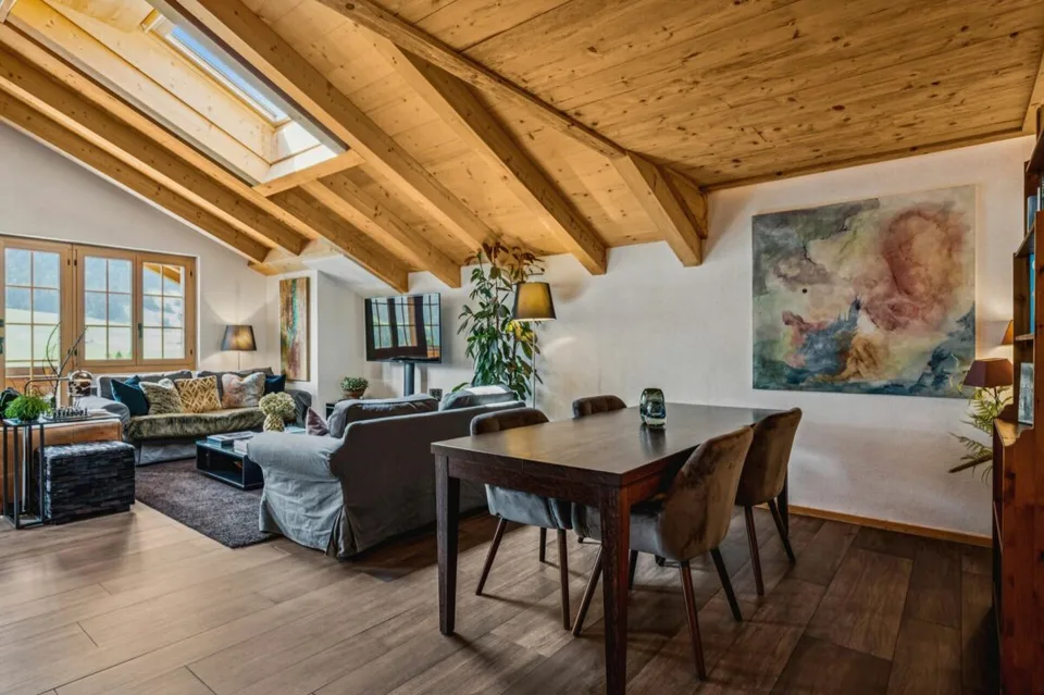 Maisonnette de chalet de luxe en tant que résidence secondaire avec vue panoramique