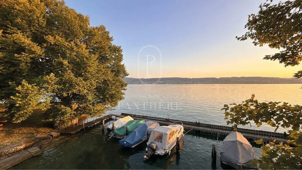 Découvrez un esprit de loft new-yorkais sur 305 m² au bord du lac de Zurich