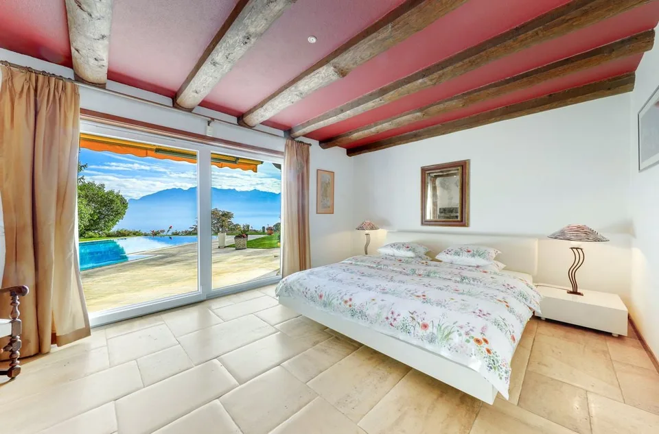 Una Casa da Sogno a Chexbres - Piscina e Vista Panoramica sul Lago e sulle Alpi