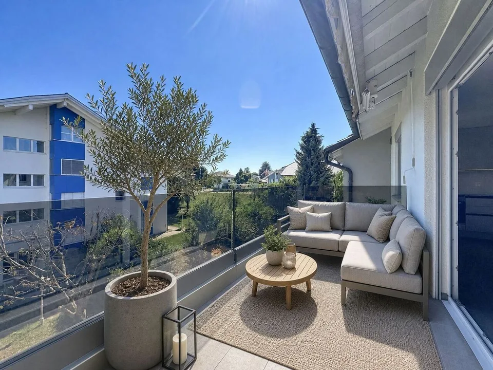 ENTRE MORAT ET FRIBOURG Appartement rénové de 3.5 pces avec balcon – Foto 8 von 12