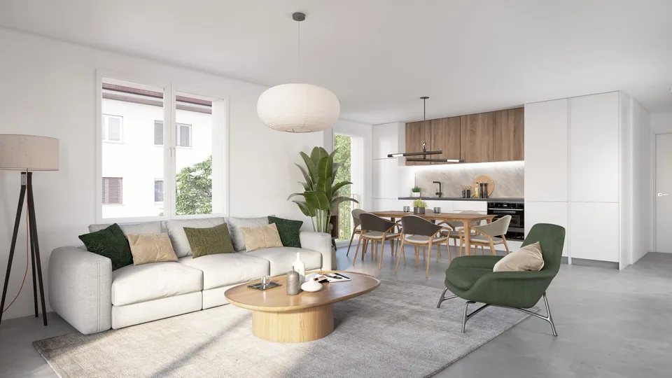 Balkone des Sous-Bois: eine lichtdurchflutete Familienwohnung