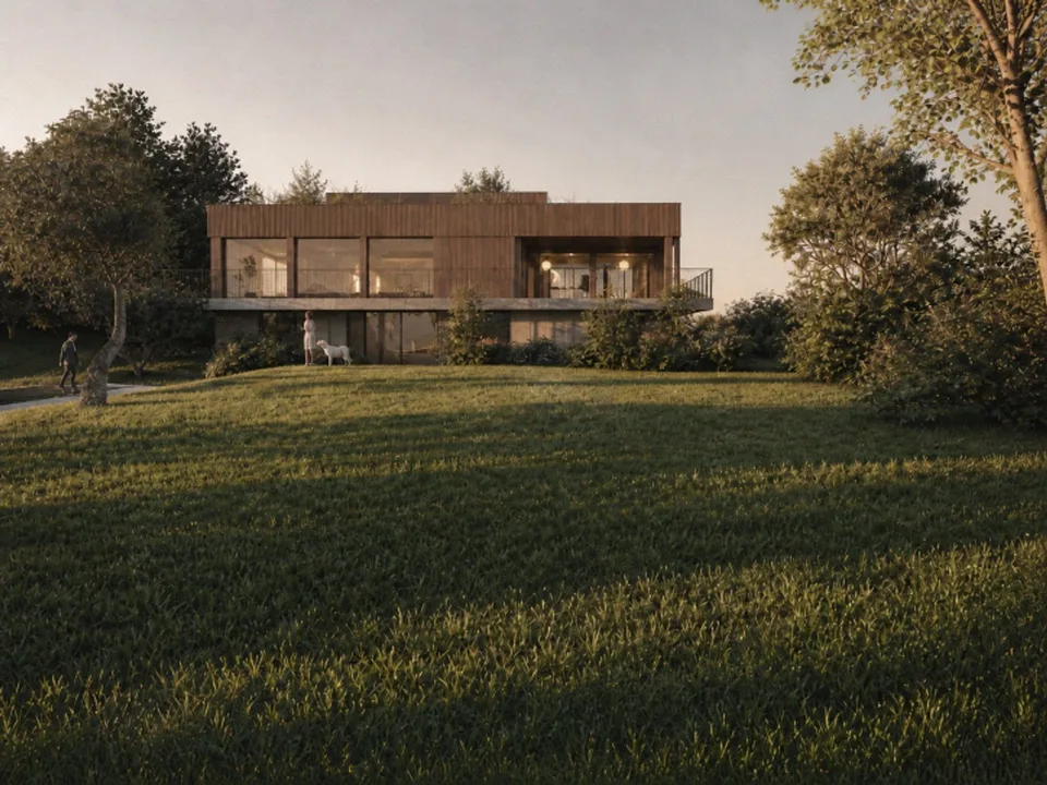 Elegante moderne Villa mit Panoramablick in einem bevorzugten Viertel - N