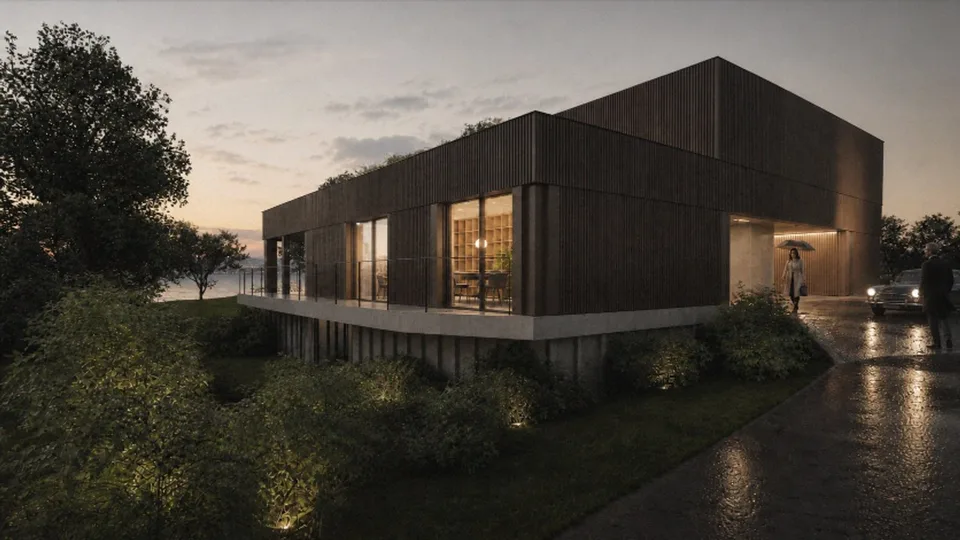 Élégante villa moderne avec vue panoramique dans un quartier prisé - N