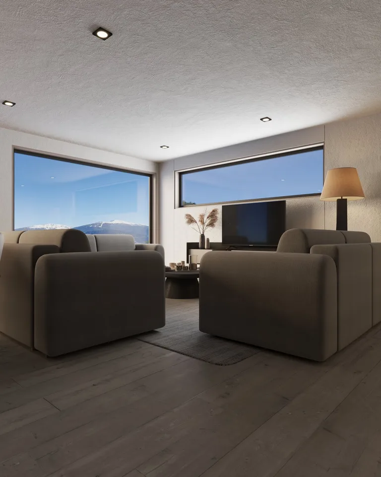 Nuova promozione a Miège di 2 magnifiche ville di 4.5 locali con vista eccezionale