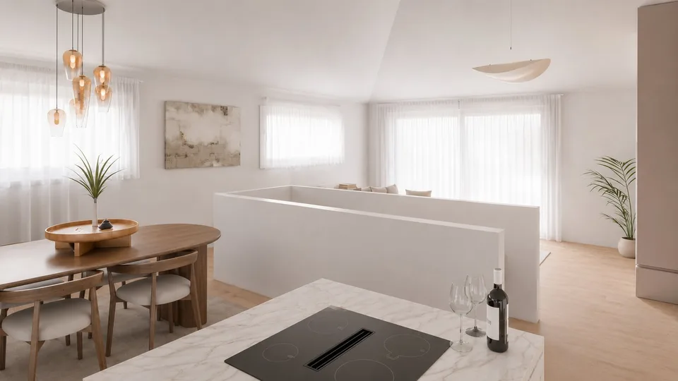Magnifico nuovo duplex di 4,5 locali con vista montagna a Bramois – foto 9 di 12