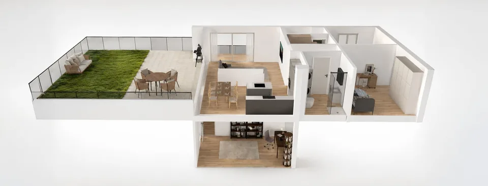 Magnifikes neues Duplex mit 4,5 Zimmern und Bergblick in Bramois