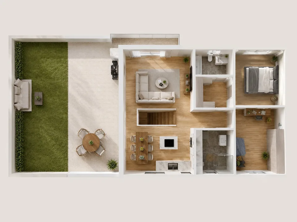 Magnifikes neues Duplex mit 4,5 Zimmern und Bergblick in Bramois