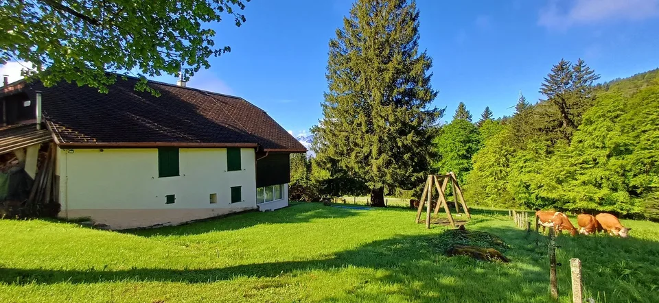 Ancienne colonie de vacances avec vue panoramique à Villard-sur-Chamby