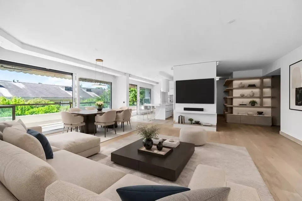 Schöner Duplex, 6,5 Zimmer, mit Schwimmbad, Garten im Herzen von Champel