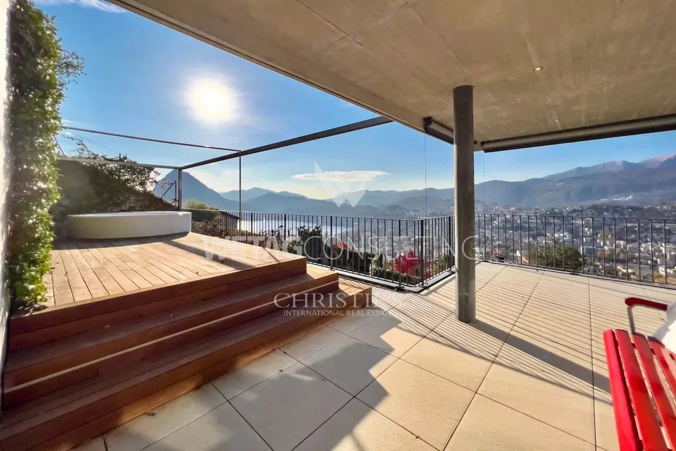 Moderne Duplex-Wohnung in Lugano-Albonago zu verkaufen