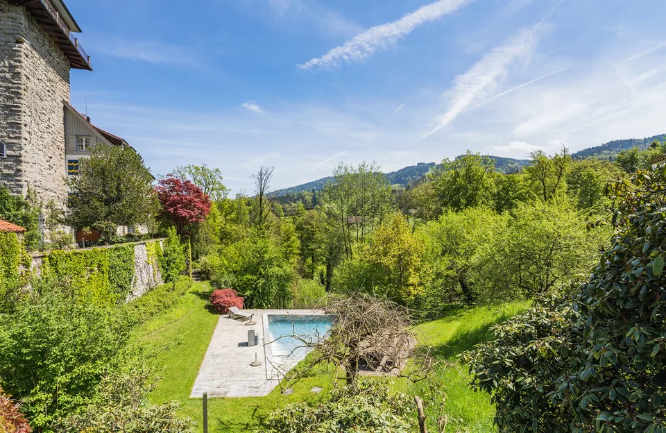 Castello a St. Gallen – Rappresentativo, castello completamente ristrutturato con vista sul lago e sulla distanza