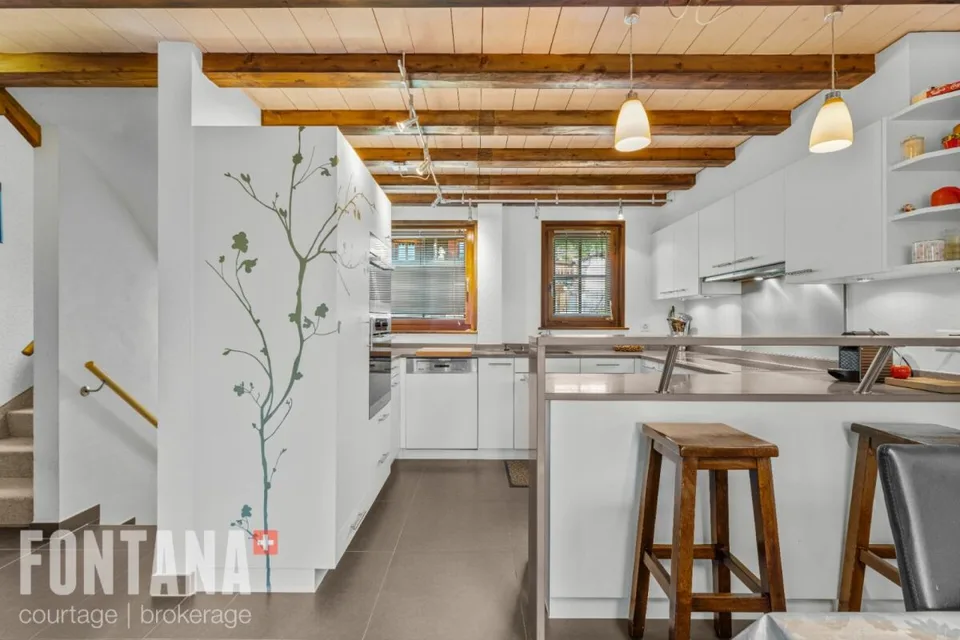Halbchalet in Dreispänner - La Marchande 2D, PPE Les Parchets
