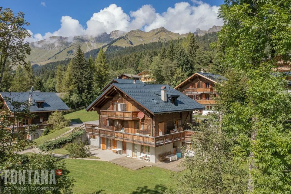 Demi-chalet en triplex - La Marchande 2D, PPE Les Parchets