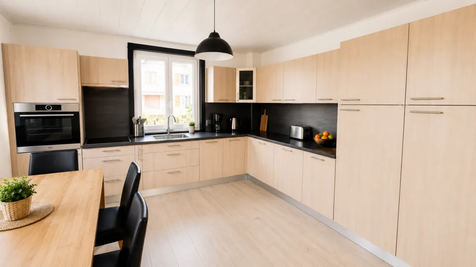 Schöne individuelle Villa mit 2 Wohnungen und einem großen Studio, in unmittelbarer Nähe zum Zentrum von Yverdon, mit einem geräumigen, reich begrünten und blühenden Garten – Foto 12 von 30