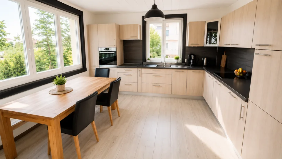 Schöne individuelle Villa mit 2 Wohnungen und einem großen Studio, in unmittelbarer Nähe zum Zentrum von Yverdon, mit einem geräumigen, reich begrünten und blühenden Garten – Foto 11 von 30