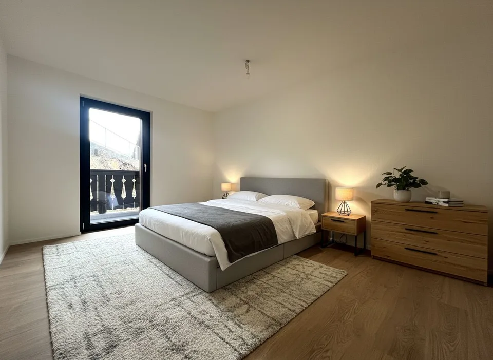 Schönes neues Duplex / 3 SZ / 2 Badezimmer / 1 Balkon / Minergie