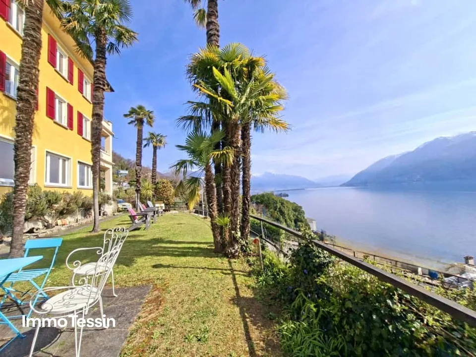 EINMALIGE GELEGENHEIT: Wunderschönes Hotel in Brissago mit atemberaubender Panoramaseesicht am Lago Maggiore