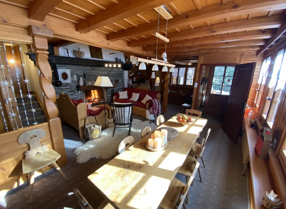 Chalet autentico di 7 locali a Les Diablerets con vista montagna
