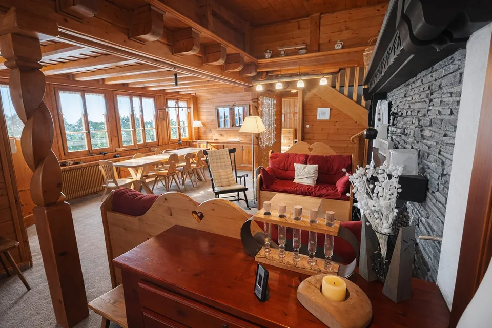 Chalet autentico di 7 locali a Les Diablerets con vista montagna
