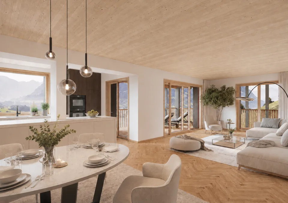 Exklusive 5½-Zimmer-Terrassenwohnung – SEELAUBE, Sarnen