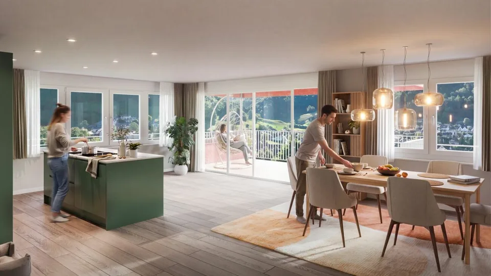 Appartamento nuovo di 4,5 locali con vista panoramica