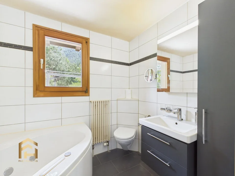 Über den Dächern von Ried-Brig EFH mit Wintergarten, Sauna & Weitbli – Foto 7 von 13